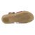 Sandale dama, Caspian, Cas-202-1, casual, piele naturala, bordo