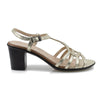 Sandale Dama, 26-1, Casual, Piele Naturala, Auriu