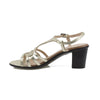 Sandale Dama, 26-1, Casual, Piele Naturala, Auriu