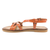 Sandale dama, Caspian, Cas-307, casual, piele naturala, orange