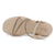 Sandale dama, Caspian, Cas-3077, casual, piele naturala, nude