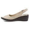 Sandale dama, Caspian, Cas-402, casual, piele naturala, bej