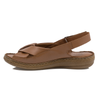 Sandale dama, Caspian, Cas-411-T453, casual, piele naturala, maro