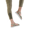 Sandale dama, Caspian, Cas-42, casual, piele naturala, verde deschis