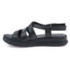 Sandale dama, Caspian, Cas-459-T410, casual, piele naturala, negru