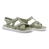 Sandale dama, Caspian, Cas-48, casual, piele naturala, verde