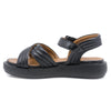 Sandale dama  Caspian, Cas-AL07, casual, piele naturala, negru