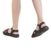 Sandale dama  Caspian, Cas-AL07, casual, piele naturala, negru