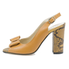 Sandale Dama, Miu-028/1, Elegante, Piele Naturala, Galben