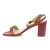 Sandale dama, MIU-026/1R, casual, piele naturala, rosu