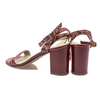Sandale dama, MIU-026/1R, casual, piele naturala, rosu