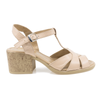 Sandale dama, MIU-153/1P, casual, piele naturala, bej