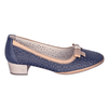 Pantofi Dama, Caspian, CAS-765-2428, Casual, Piele Naturala, Bleumarin