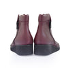 Ghete dama, Caspian, Cas-166, casual, piele naturala, bordo