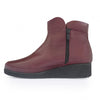 Ghete dama, Caspian, Cas-166, casual, piele naturala, bordo