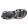 Sandale dama, Caspian, Cas-459-T410, casual, piele naturala, negru multicolor