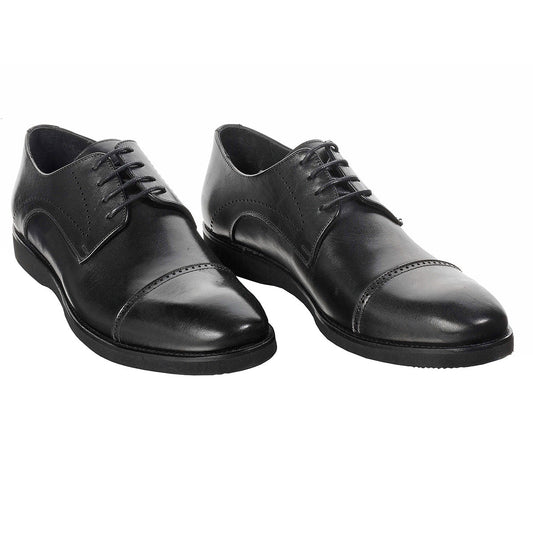 Pantofi barbati, Komcero-5019-143, casual, piele naturala, negru