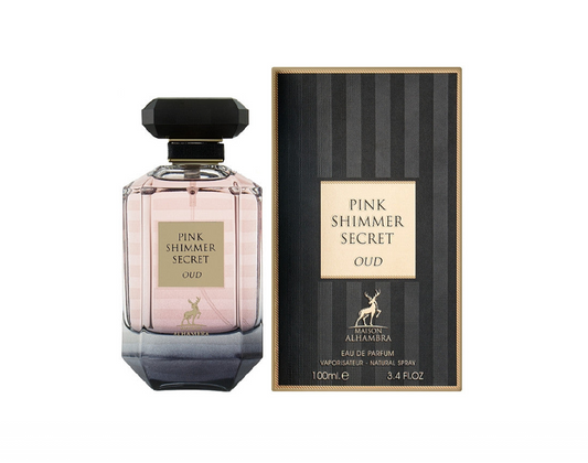 Parfum Dama, Arabesc, Maison Alhambra, Pink Shimmer Secret Oud, Apa de Parfum 100 ml
