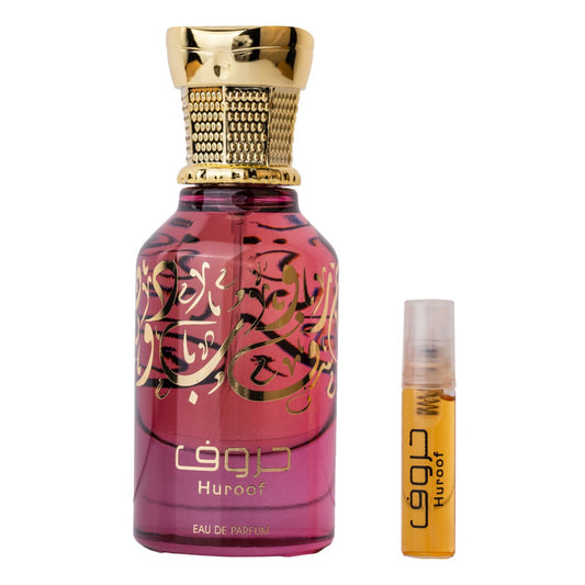 Parfum Dama, Arabesc, Ard Al Zaafaran, Huroof, Apa de Parfum 50 ml cu Mostra 10ml (inclusa in cutie)
