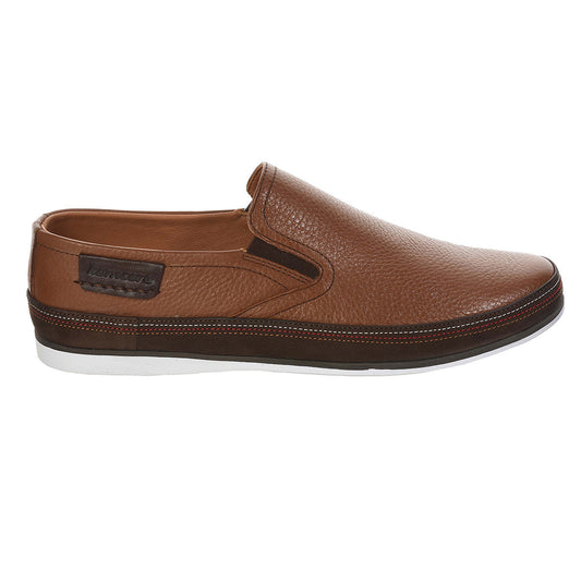 Pantofi barbati, Komcero-2325-013, casual, piele naturala, coniac