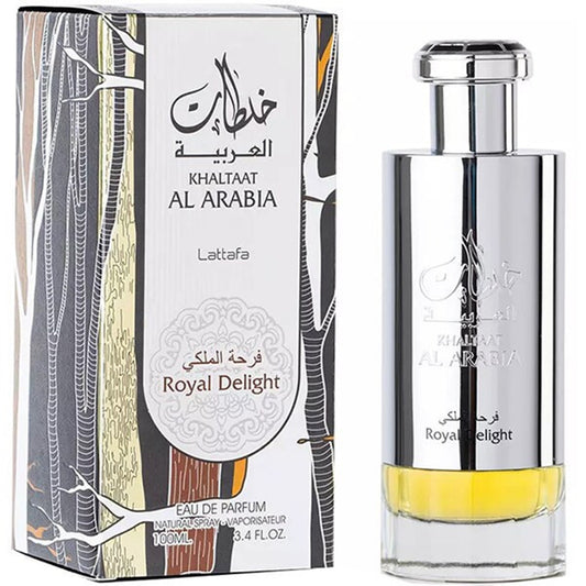 Parfum Barbati, Arabesc, Lattafa, Khaltaat Al Arabia Royal Delight Silver, Apa de Parfum 100 ml