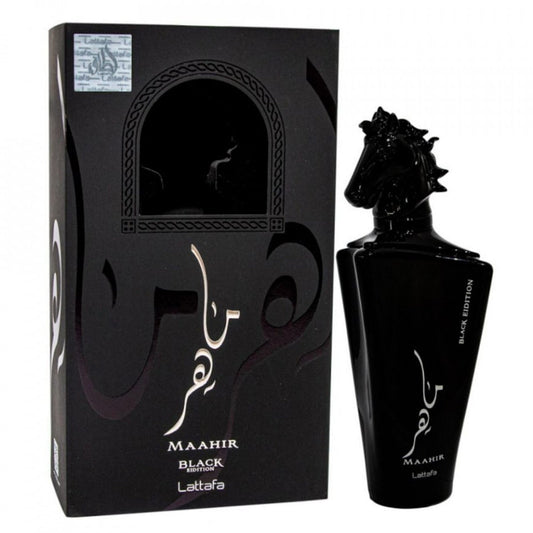 Parfum Barbati, Arabesc, Lattafa, Maahir Black Edition, Apa de Parfum 100 ml