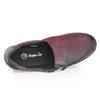 Pantofi dama, Caspian, Cas-632, casual, piele naturala, bordo
